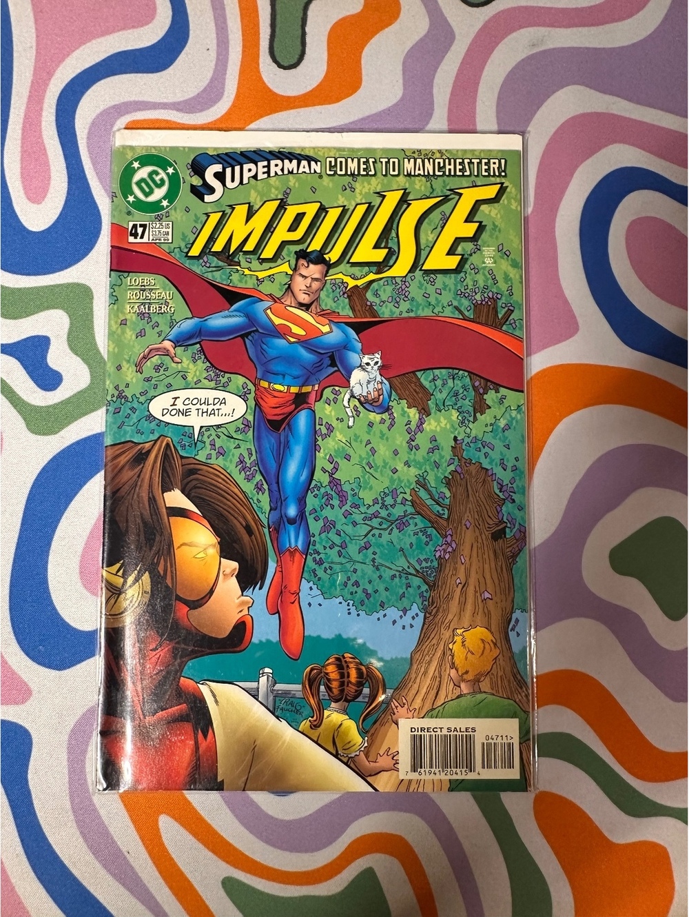 Superman and Solomon Grundy in Impulse comic book
